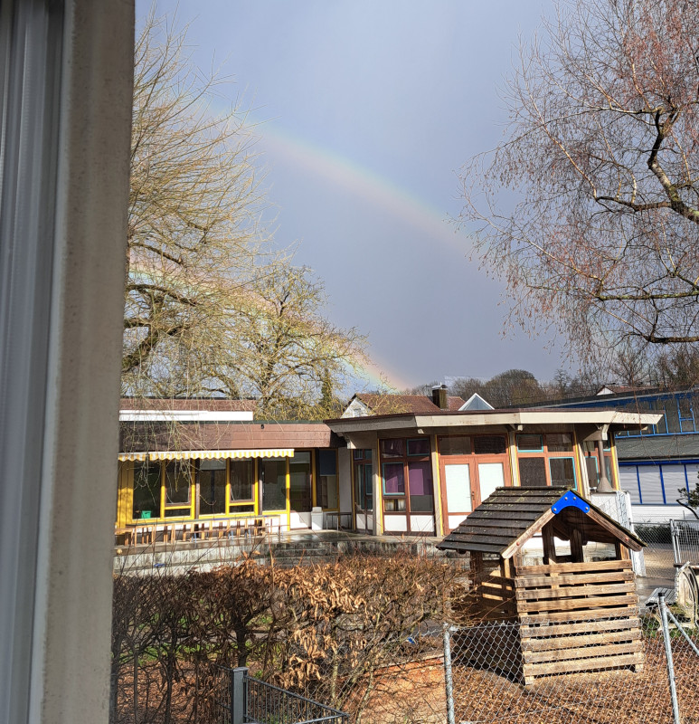 doppelter Regenbogen